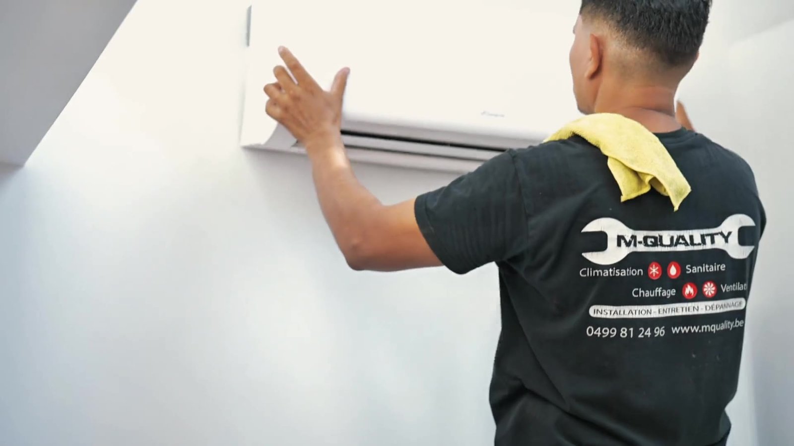 Installation d’une climatisation murale par M-Quality
